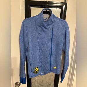 Adidas Light Blue Zip-Up Jacket